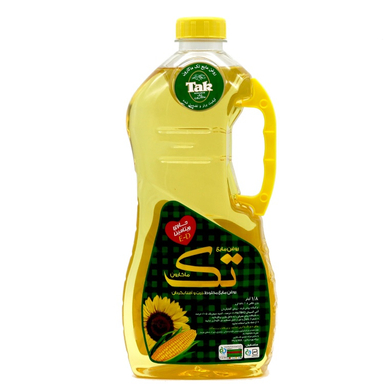 روغن مایع مخلوط ذرت و آفتابگردان تک حجم 1.8 لیتر