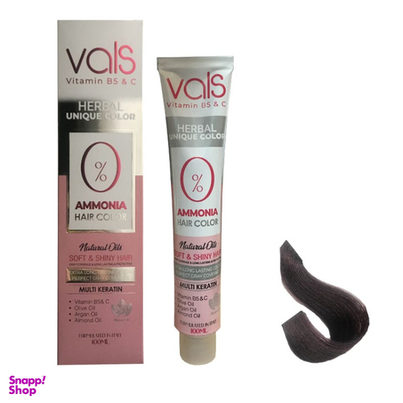 رنگ مو والس شماره 5.2 رنگ شرابی حجم 100 میلی لیتر