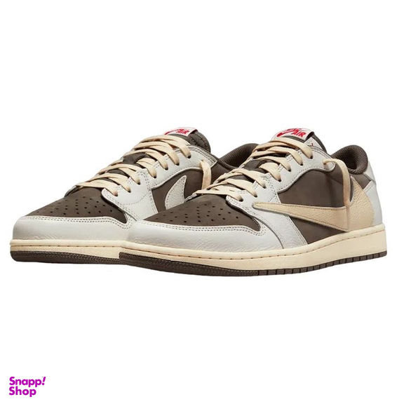 کفش طرح جردن ترویس مدل موکا