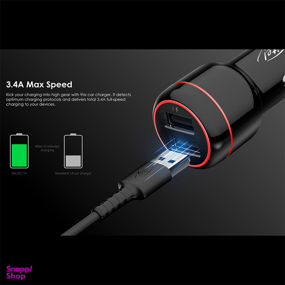شارژر فندکی آیتل مدل ICC-11