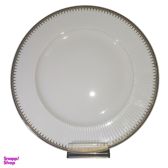 بشقاب غذاخوری چینی زرین ایران مدل سپیدار درجه عالی بسته 6 عددی