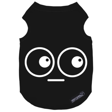 لباس سگ و گربه 27 طرح Eye Cartoon کد MH1478 رنگ مشکی