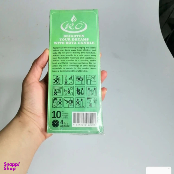 شمع وارمر رویا کندل کد 9869 بسته 10 عددی