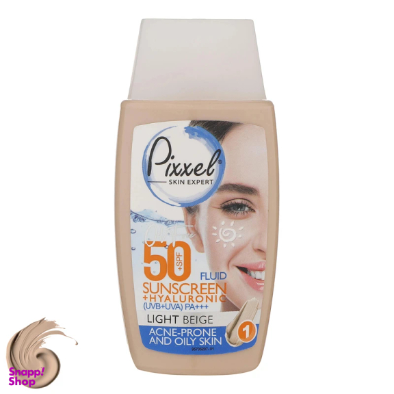 ضدآفتاب پیکسل با SPF50 مناسب پوست‌‌ های جوش دار و چرب