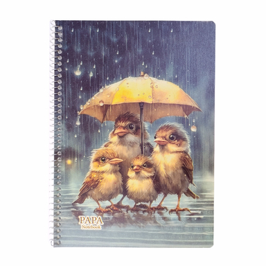 دفتر مشق 200 برگ پاپا مدل papanotejoje200