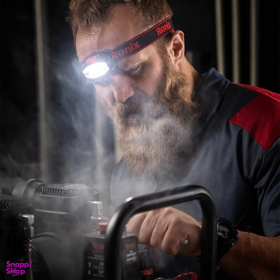 چراغ قوه پیشانی 100 لومن رونیکس کد RH-4283