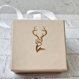 پلاک گردنبند طلا 18 عیار زنانه گوزن کد 949hd19