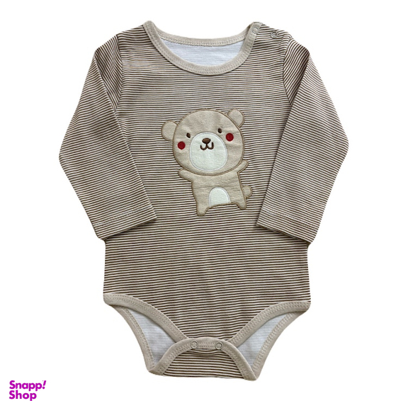 ست سه تکه نوزادی کلاه گوش دار کد 004