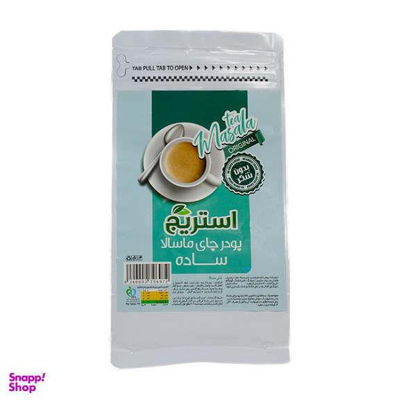 چای ماسالا ساده بدون شکر استریج وزن 200 گرم