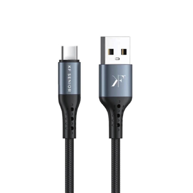 کابل USB به Type-C کی اف-سنیور کد KF Senior S88-T طول 1.2 متر