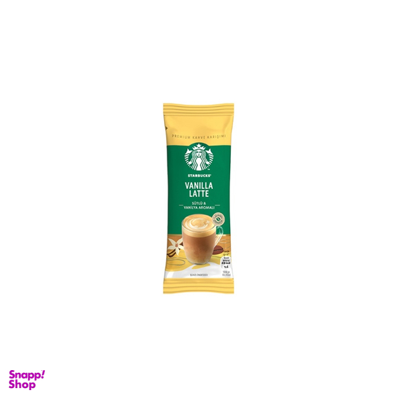 قهوه فوری استارباکس با طعم وانیل لته بسته 10 عددی