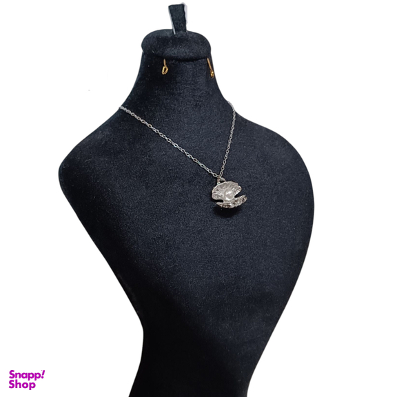 گردنبند زنانه طرح صدف کد 942