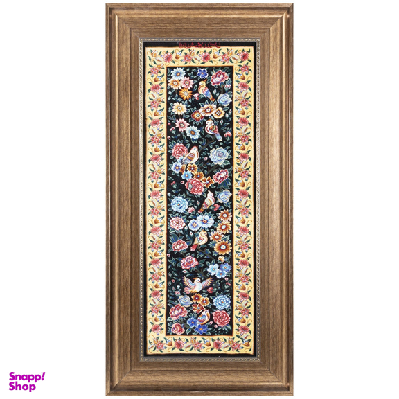 تابلو فرش دستباف سی پرشیا مدل گل و مرغ کد 903538