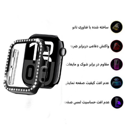 کاور اپیکوی مدل Diamond Cover Apple Watch مناسب برای اپل واچ سری 10 سایز 46 میلی متری
