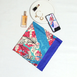 روسری زنانه آنالیا مدل ابریشم مزونی کد 9071