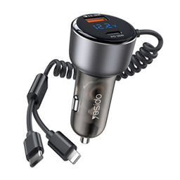 شارژر فندکی سوپر فست شارژ یسیدو مدل Y58 60W PD+QC3