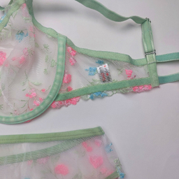 ست شورت و سوتین زنانه نوشه پوش کد 88933 رنگ سفید