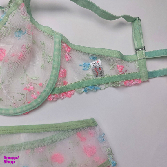 ست شورت و سوتین زنانه نوشه پوش کد 88933 رنگ سفید