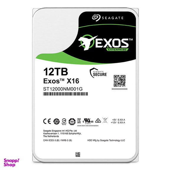 هارد دیسک اینترنال سیگیت مدل EXOS ST12000NM0127