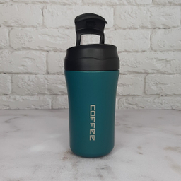 ماگ سفری مدل دو قفله coffee گنجایش 0.4 لیتر