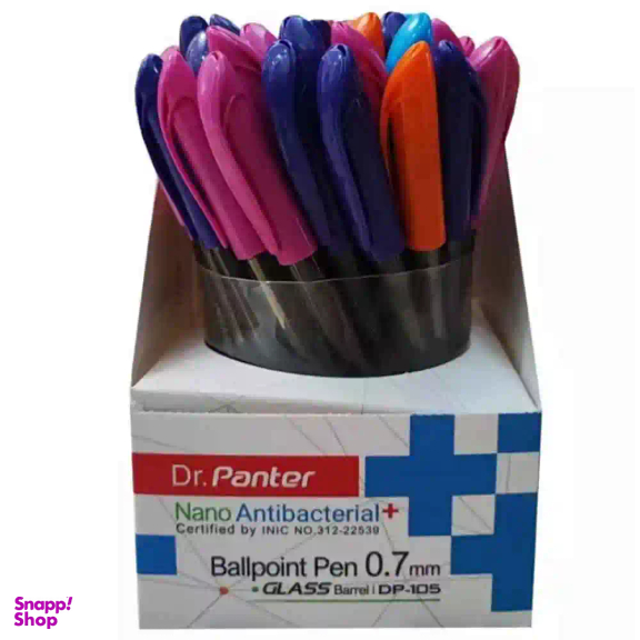 خودکار پنتر مدل فوق روان نانو آنتی باکتریال کد DP-105-1 بسته 5 عددی