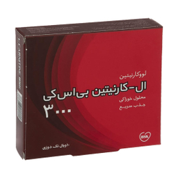 ویال خوراکی ال کارنیتین بی اس کی 3000 بنیان سلامت کسری بسته 10 عددی
