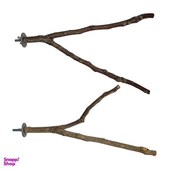 نشیمنگاه پرنده مدل چوبی طرح شاخه مناسب طوطی و پرندگان زینتی