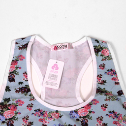 ست شورت و نیم تنه زنانه کوزا مدل my9113-5 رنگ آبی