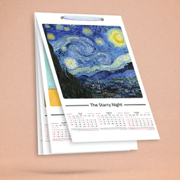 تقویم دیواری سال 1403 خندالو مدل ونگوک Van Gogh کد A1