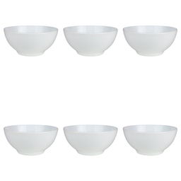 کاسه آبگوشت خوری طرح گرد مدل ساده کد 500187 بسته 6 عددی