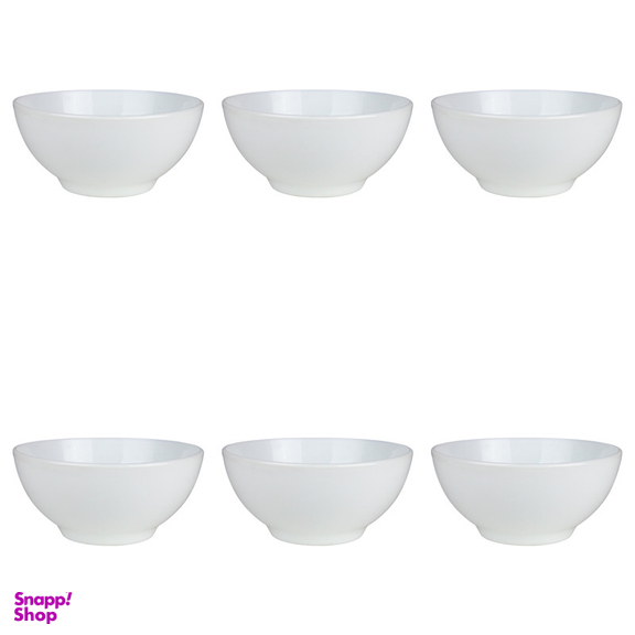 کاسه آبگوشت خوری طرح گرد مدل ساده کد 500187 بسته 6 عددی