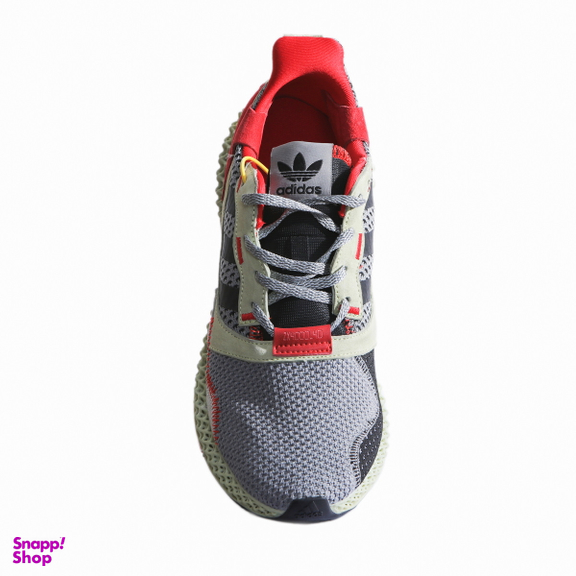 کتانی مردانه طرح آدیداس مدل ZX 4000 4D رنگ طوسی قرمز