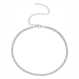 پابند نقره زنانه مدل تنیسی