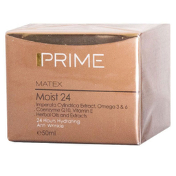 کرم مرطوب کننده پریم سری Matex مدل Moist 24 حجم 50 میلی‌ لیتر