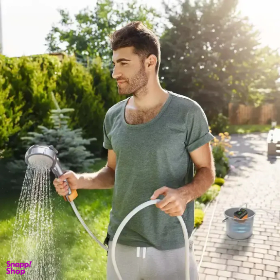دوش و پمپ شارژی قابل حمل پرودو مدل PD-LFST021-OG Portable Electric Shower Pump