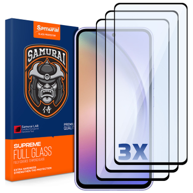 محافظ صفحه نمایش سامورایی مدل ovglass مناسب گوشی موبایل سامسونگ Galaxy A54 بسته 3 عددی