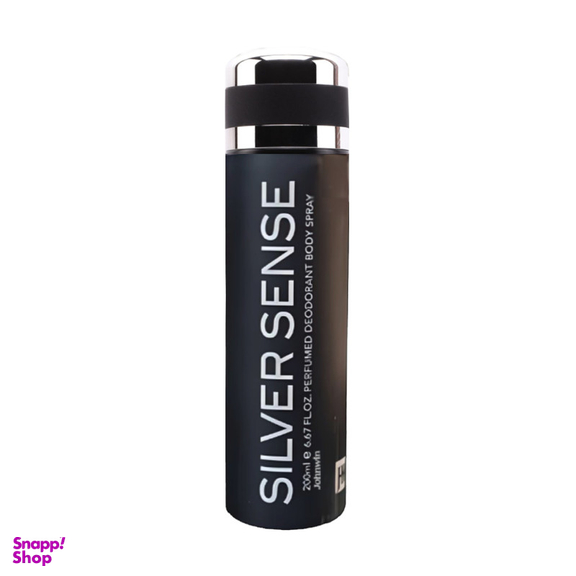 اسپری بدن مردانه جانوین مدل Silver Sense حجم 200 میلی لیتر