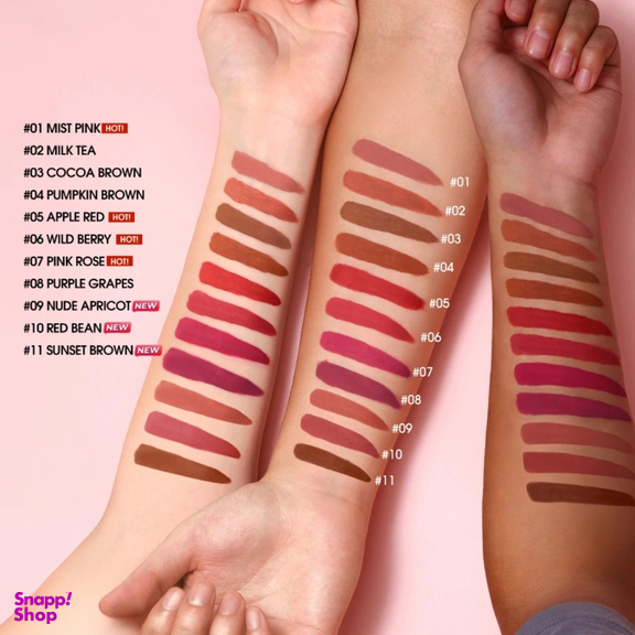 رژ لب مایع او تو او مدل لالی پاپ رنگ 06 wild berry