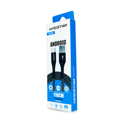 کابل تبدیل USB به microUSB کینگ استار مدل K125A طول 110 سانتی‌متر