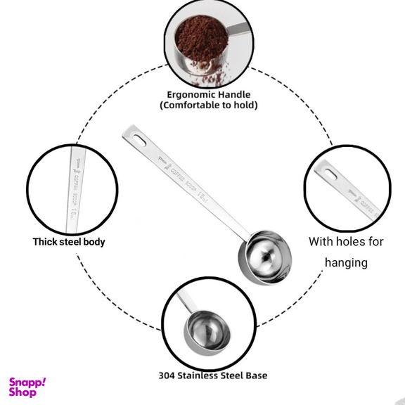 پیمانه اندازه گیری قهوه مدل کاپینگ بسته 2 عددی