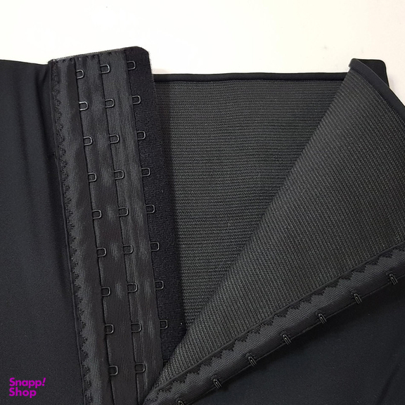 شلوارک ورزشی زنانه فیتن فرخ زادی مدل کمر گنی قزن دار کد 4668-326 رنگ مشکی