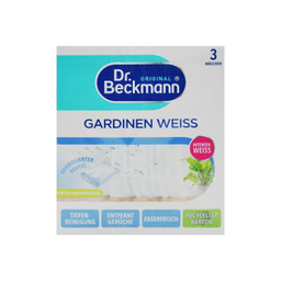 پودر شست و شوی قوی پرده دکتر بکمن مدل Gardinen Weiss وزن 120 گرم