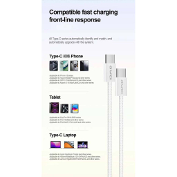 کابل دیتا USB Type-C اوی مدل CL-219T 60W طول 1 متر
