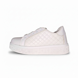 روزمره زنانه چرم راديس مدل امزی کد 686-GN سفید