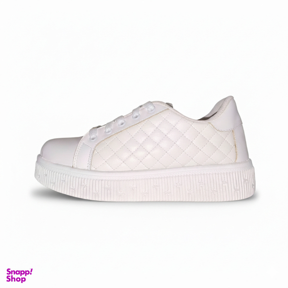 روزمره زنانه چرم راديس مدل امزی کد 686-GN سفید