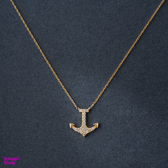 گردنبند طلا 18 عیار زنانه جواهری سون کد 3340