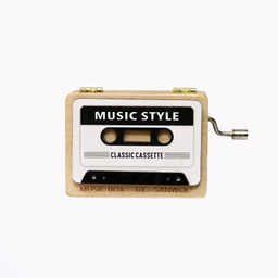 جعبه موزیکال چوبی مدل Cassette