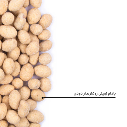 مغز بادام زمینی روکش دار دودی بارجیل