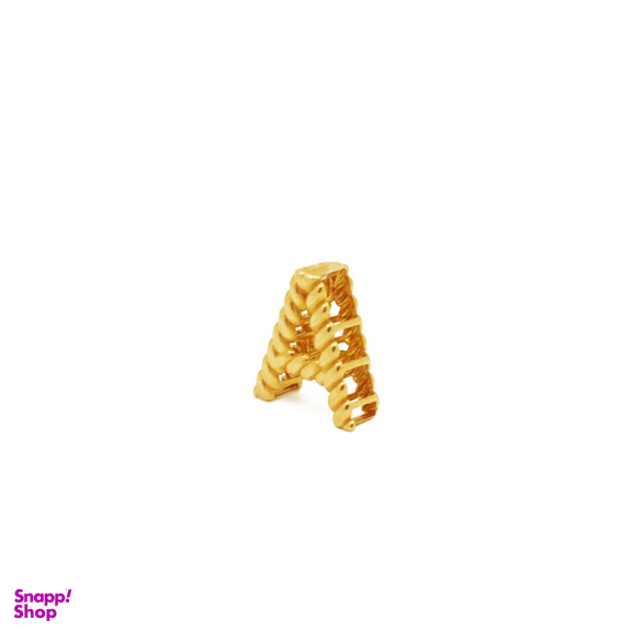 پلاک گردنبند طلا ۷۵۰ عیار زنانه سی دا مهر مدل حرف A