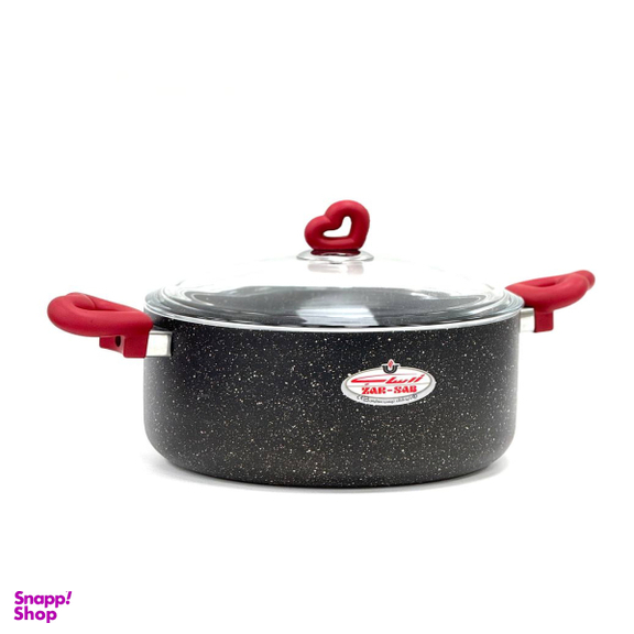 سرویس پخت و پز 5 پارچه زرساب مدل قلبی کد GH-6006